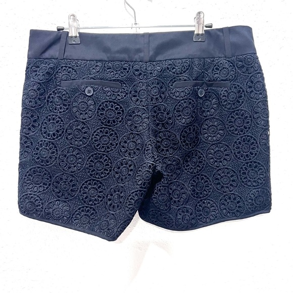 The Limited Blue Bermuda Shorts with Eyelet Detailing 8 - Picture 3 of 8